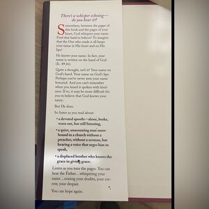 'When God Whispers Your Name' Book - Hardback- Max Lucado